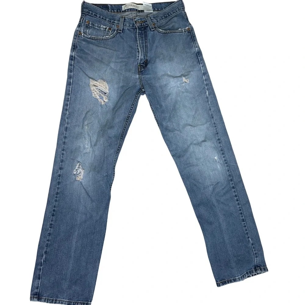 Vintage Levi's 505‎ Regular Fit Jeans W31 L32 Made in Colombia 100% Cotton